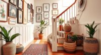 boho staircase decorating ideas