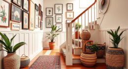 boho staircase decorating ideas