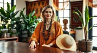 boho style office attire