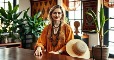 boho style office attire