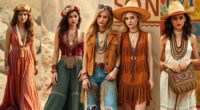 boho style through time