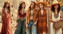 boho style through time