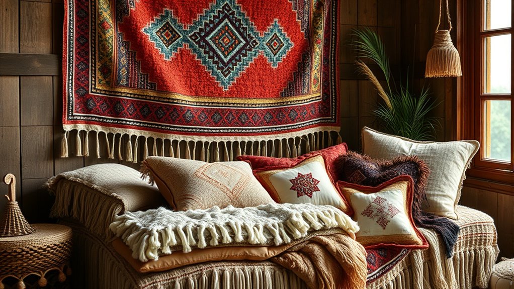 boho textile material selection