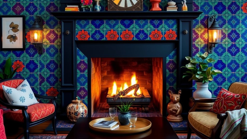 bold eclectic tile choices