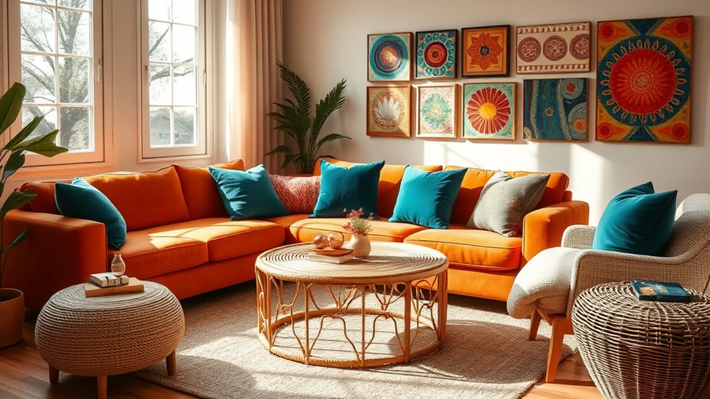 consistent colors and textures