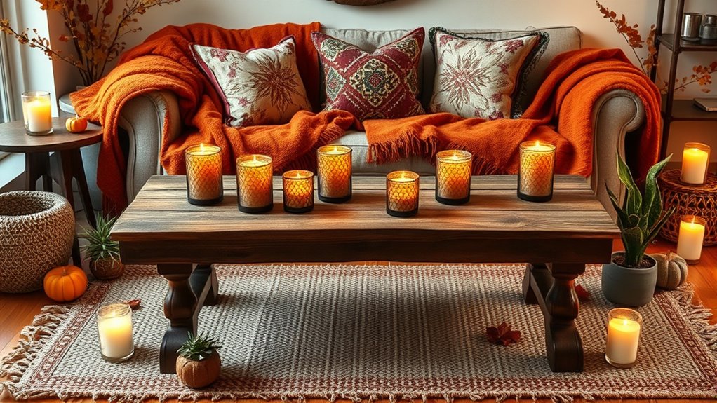 create cozy candlelit retreat