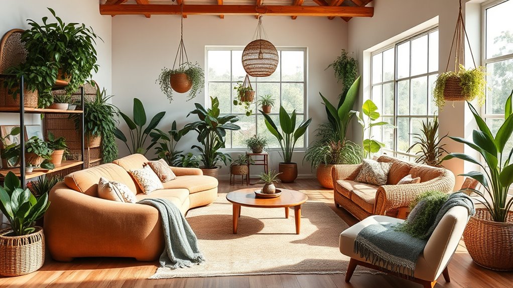 create seamless plant arrangements
