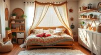 creative cozy boho nursery