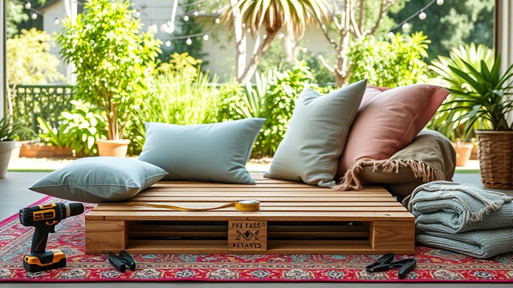 diy boho pallet daybed