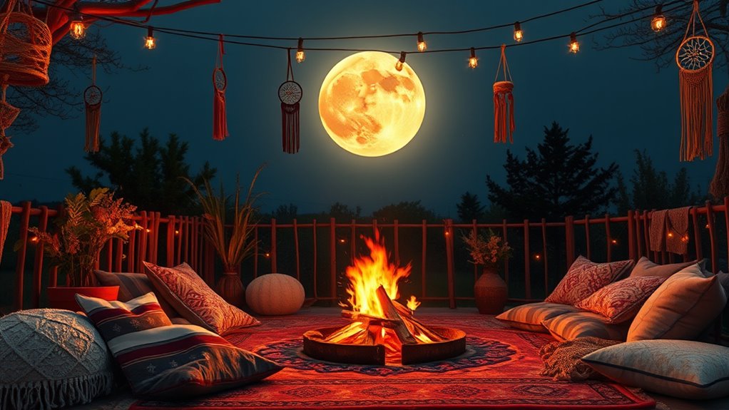 dreamy boho cozy ambiance