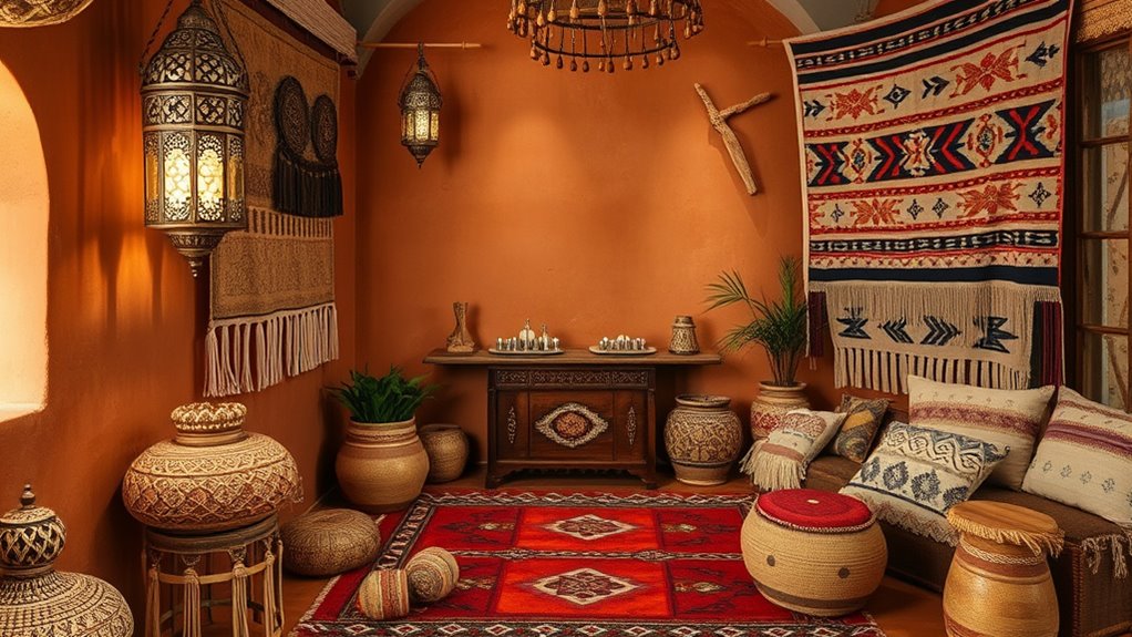 earthy motifs and symbols
