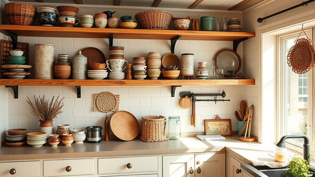 eclectic boho decor mix
