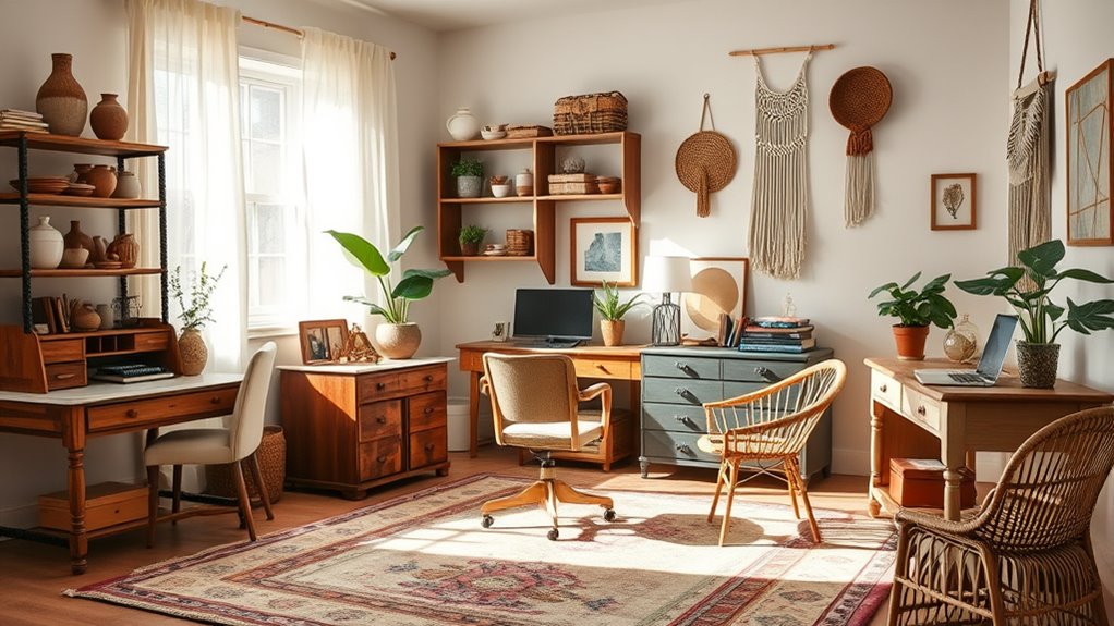 eclectic natural boho decor