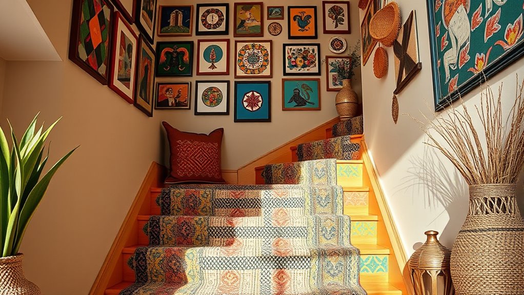 eclectic natural textured rugs