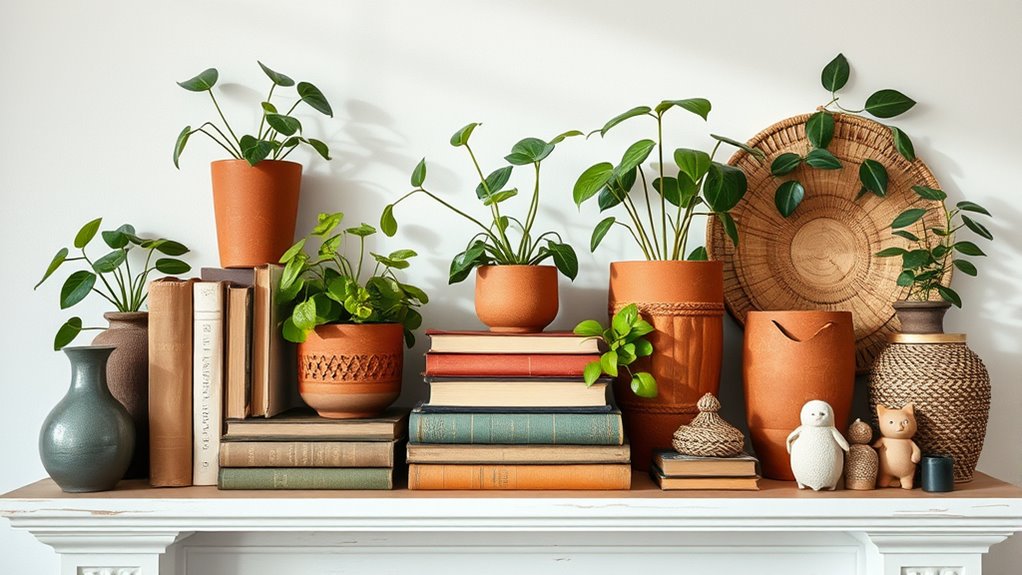 eclectic textured boho decor