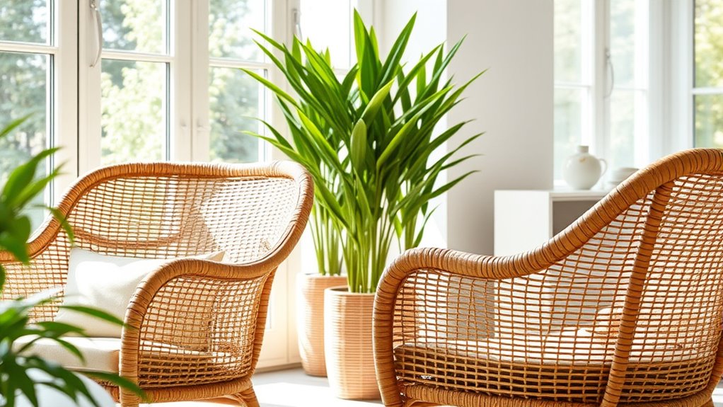 eco friendly rattan decor options