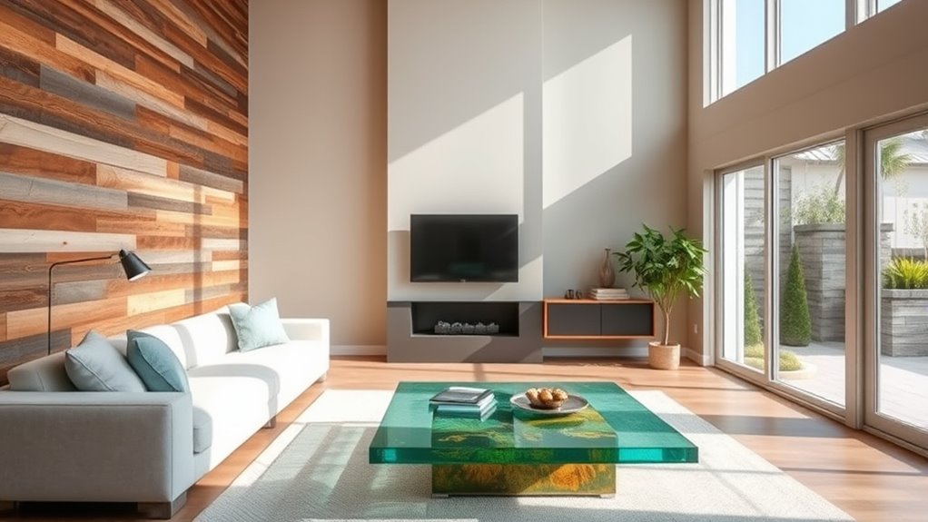 eco friendly recycled glass surfaces