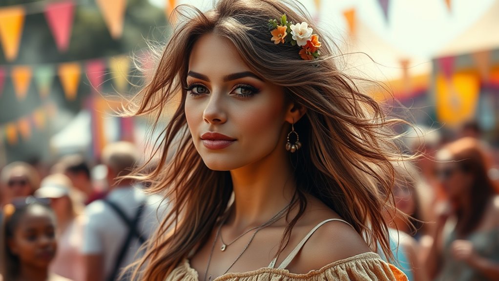 effortless boho festival hairstyles