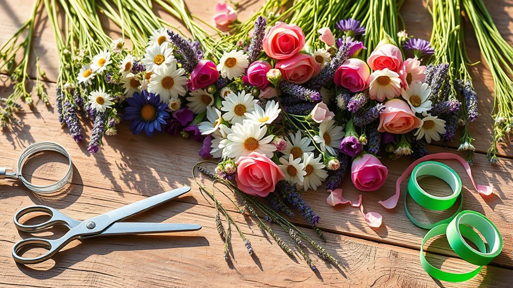 essential flower crown crafting supplies