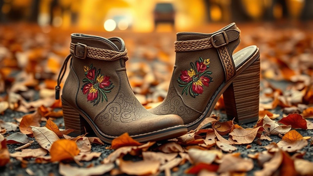 handcrafted embroidered woven accents