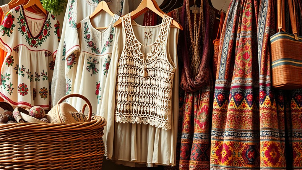handcrafted ethnic textured fabrics