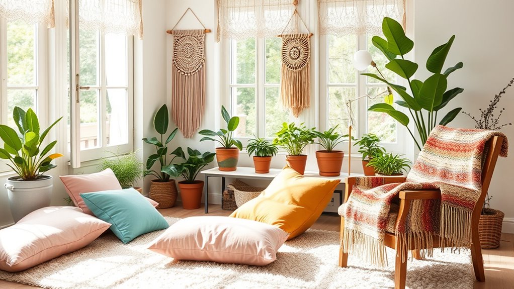 handmade boho decor accents