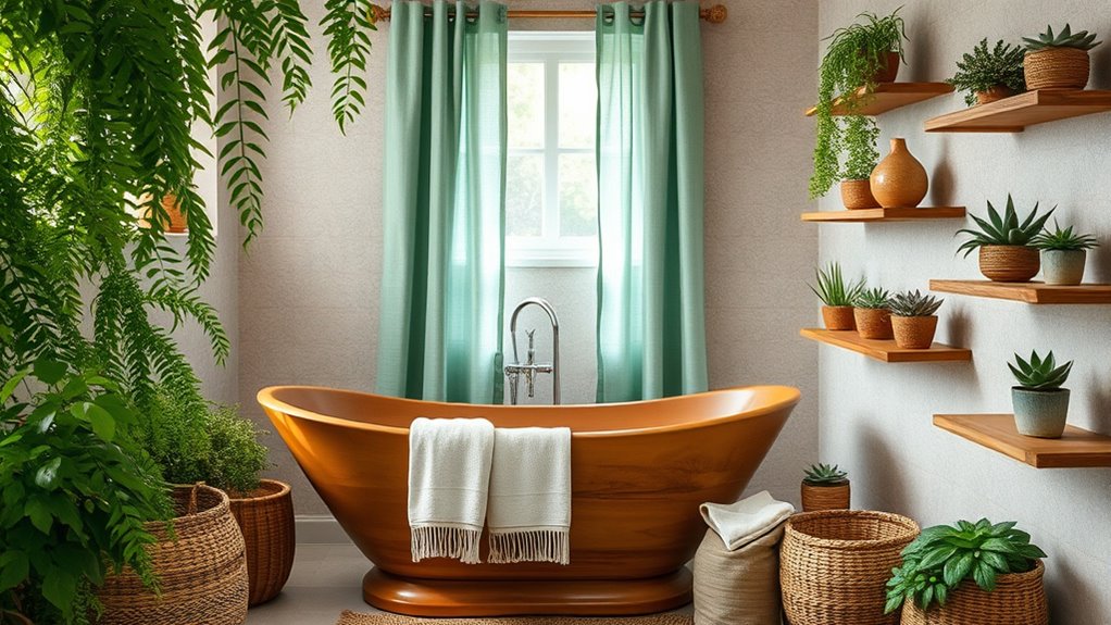 incorporate greenery and organic elements