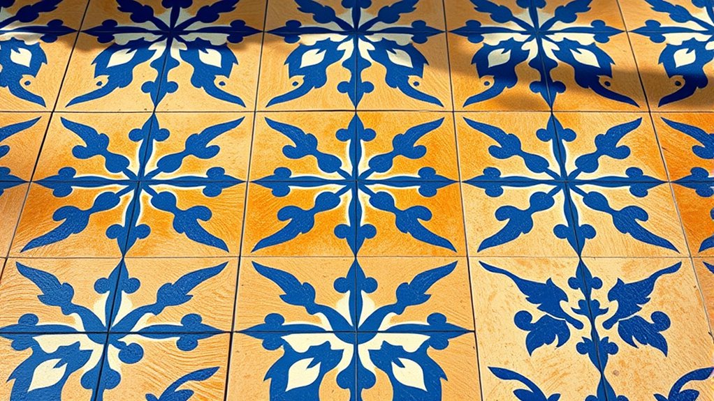 intricate moroccan stencil patterns