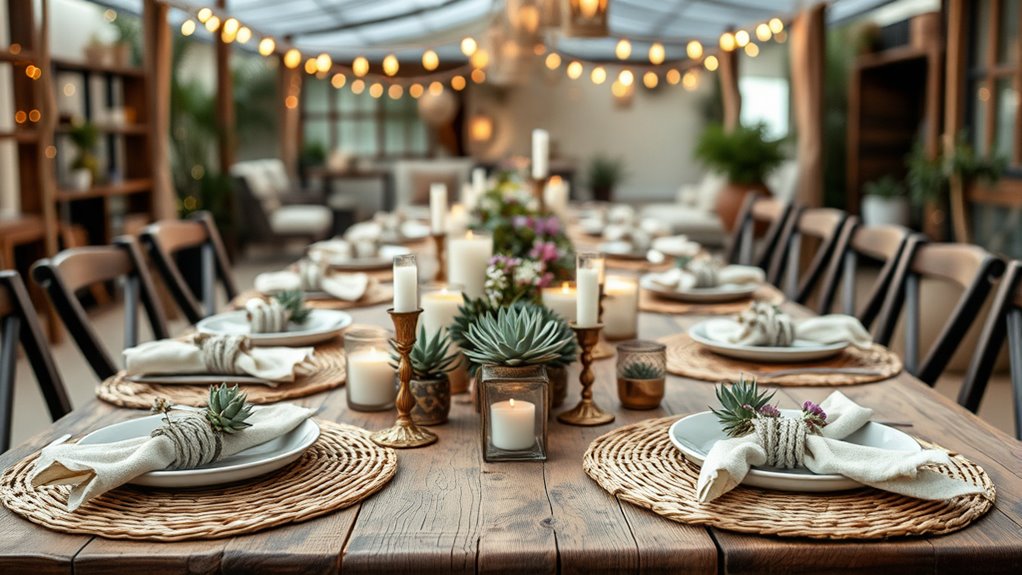 layered eclectic personalized table