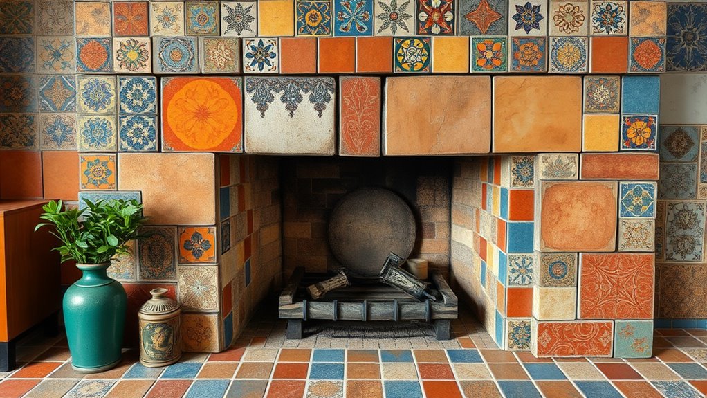 layered eclectic tile designs