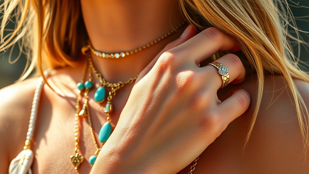 layered mixed metal rings
