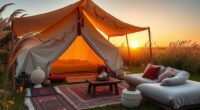 luxury boho camping destinations
