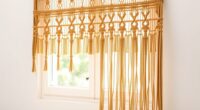 macram beaded curtain diy