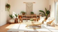 minimalist bohemian interior design