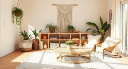 minimalist bohemian interior design