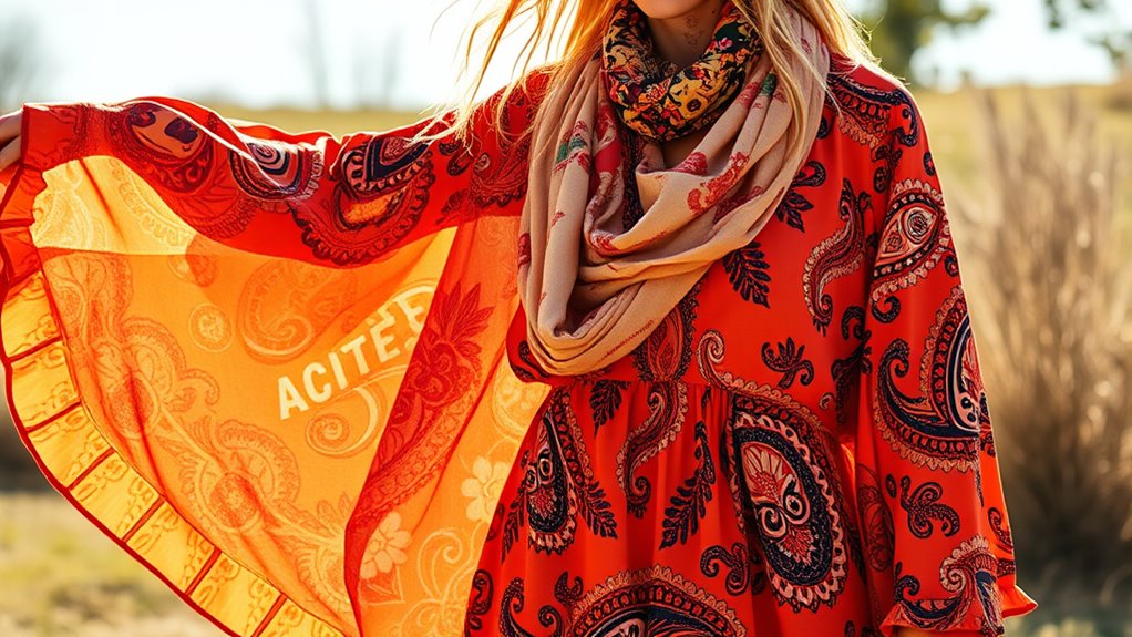 mix contrasting print sizes