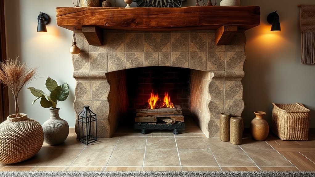natural durable textured tiles