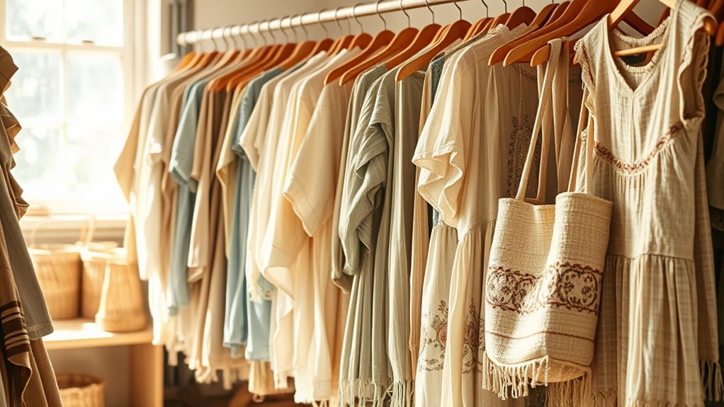 natural fabrics and textures