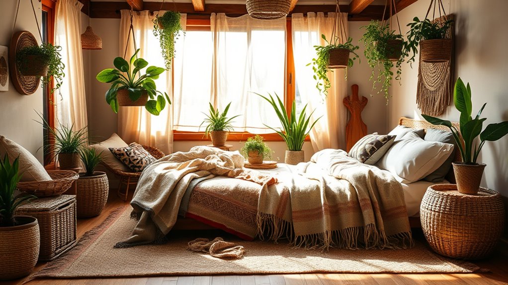 natural greenery and textures