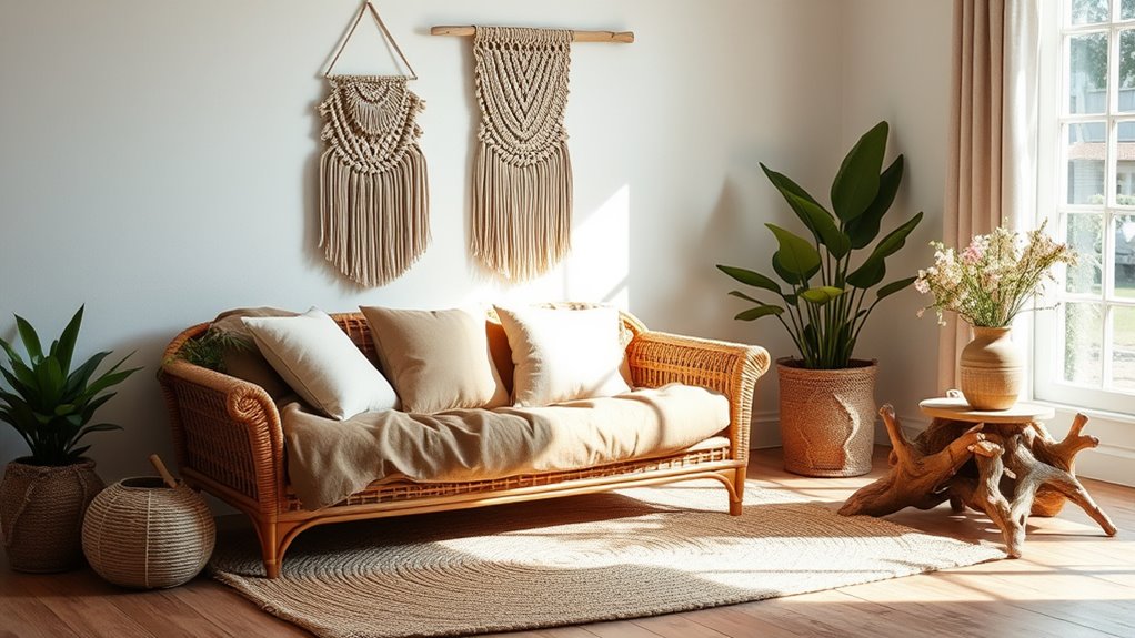 natural sustainable boho materials