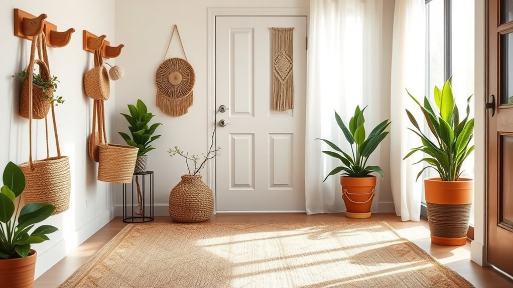 natural textured boho accents