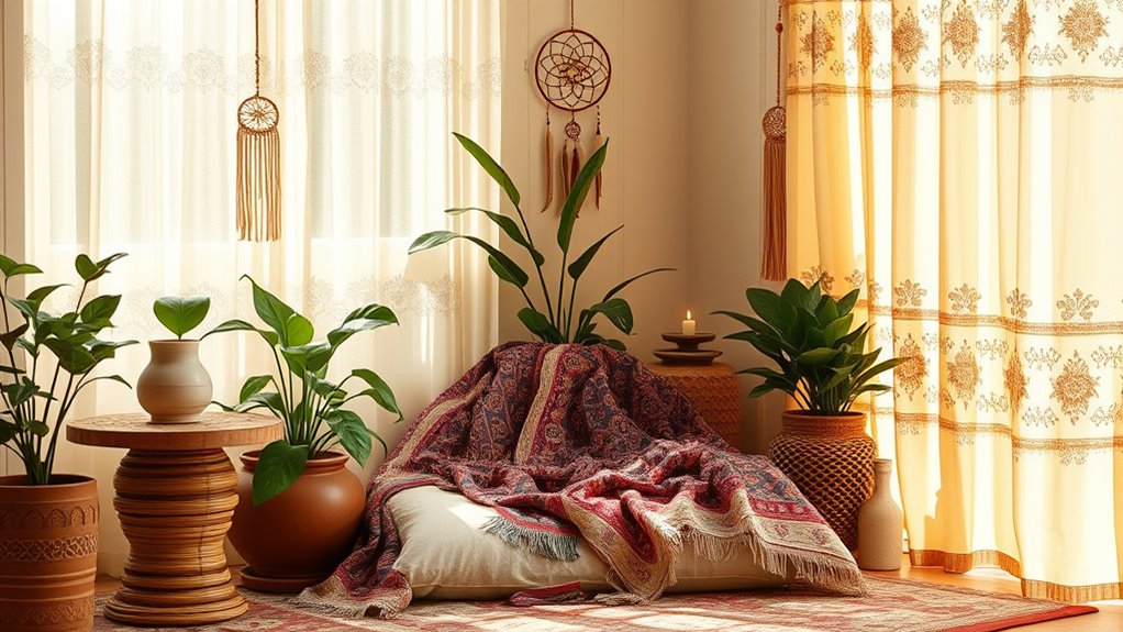 peaceful well lit clutter free space