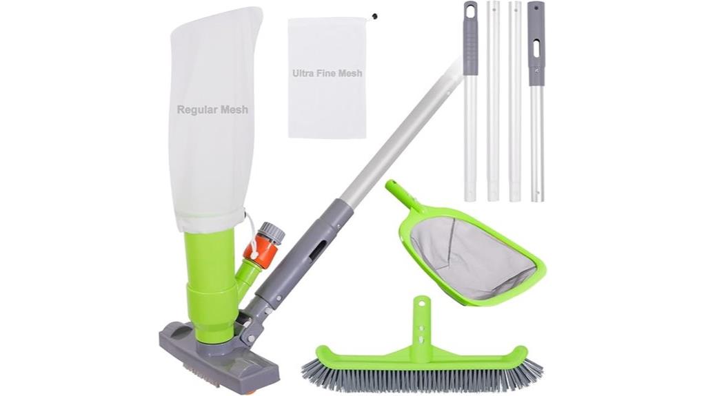 pool cleaning kit included