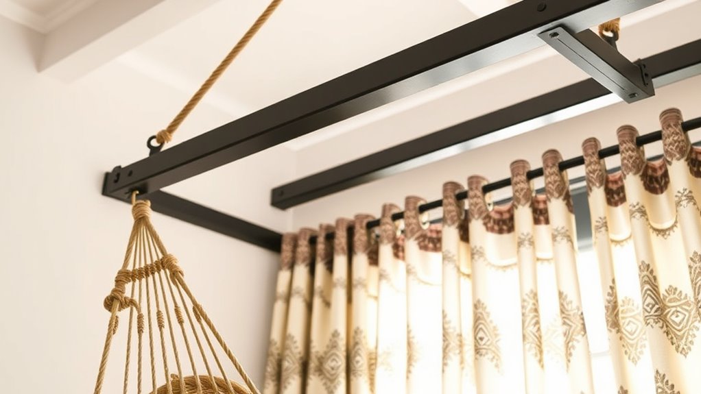 secure durable hanging support