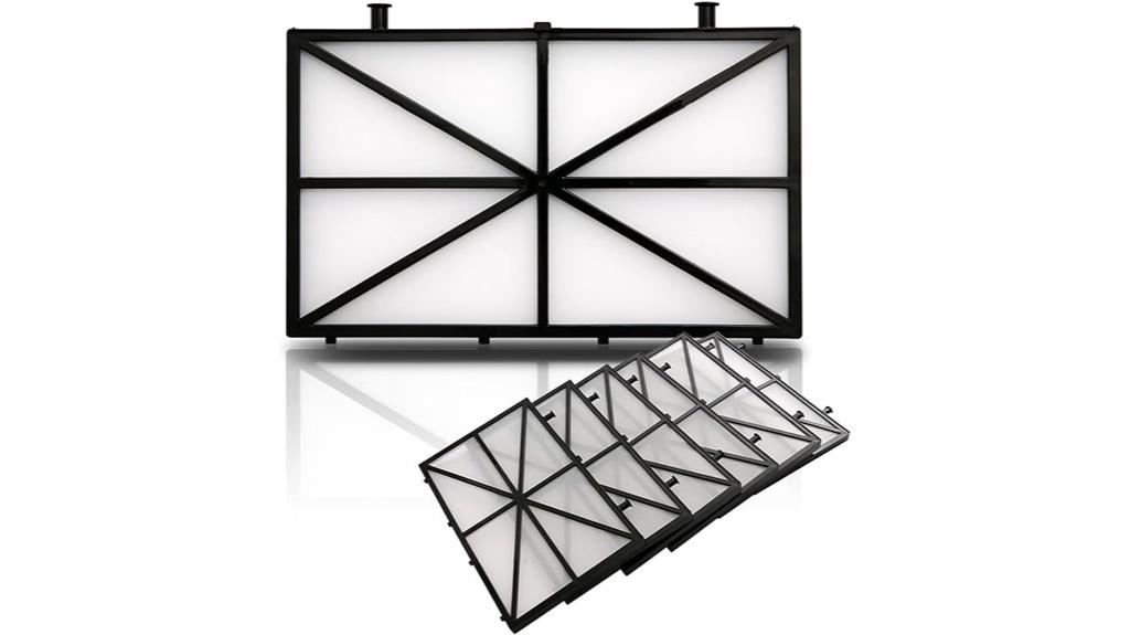 six replacement cartridge filters