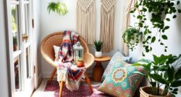small space boho styling