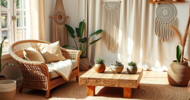 sustainable boho home decor