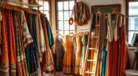 thrift style boho wardrobe