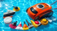 top robotic pool brush replacements