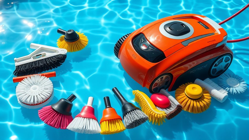 top robotic pool brush replacements